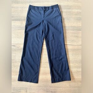 Tory Burch Wool Blend Pants-Navy Blue-Size 4